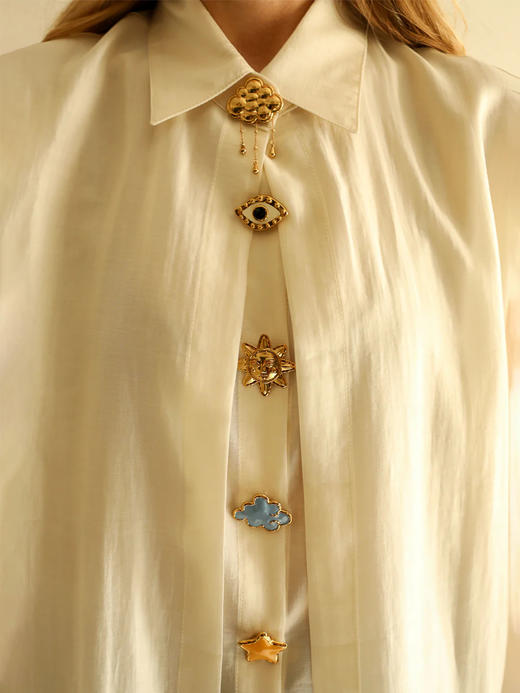 订购8周到｜AN-NEE-天空符号 衬衫装饰扣［法国设计师］ 商品图2