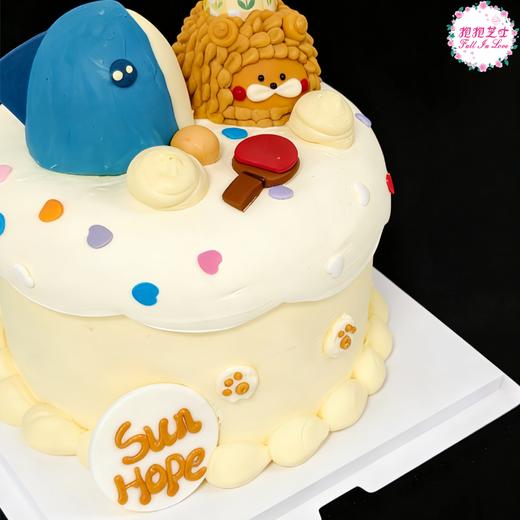 【新款】莎头主题蛋糕 | 对兵乒球的专属热爱，全力以赴，顶峰相见 商品图3