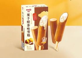 【新品尝鲜】明治栗子焙茶味雪糕336g (6支彩盒装）
