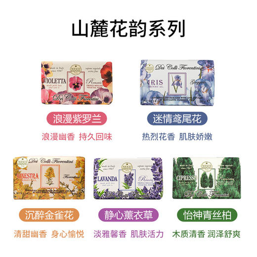 意大利进口内斯蒂丹特山麓花韵系列沐浴手工皂250g 商品图0