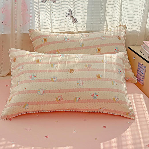 【春夏上新】自然醒A类全棉韩式小球球款大豆夏被四件套YBY 商品图13