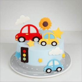 卡通车车蛋糕KC306