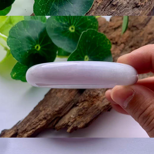 派瑞翡翠 翡翠手镯 糯种 飘花 商品图2