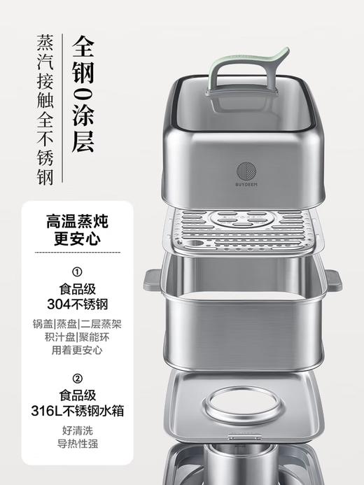 北鼎G76多功能电蒸锅 双层 商品图4
