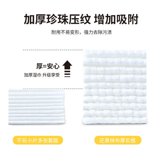 严选 | 厨房清洁湿巾 80抽*3包 加厚加大去污清洁 商品图5
