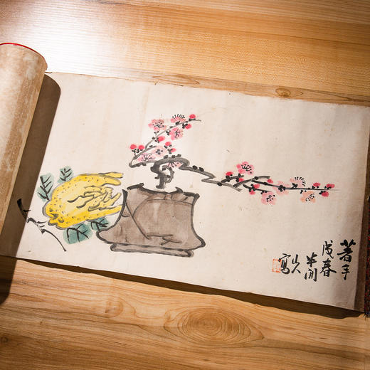 清代查二妙堂制手卷套墨（一套10锭） 商品图6