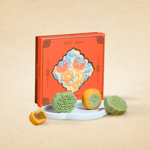 【人生喜事】柿柿如意喜饼 商品图0