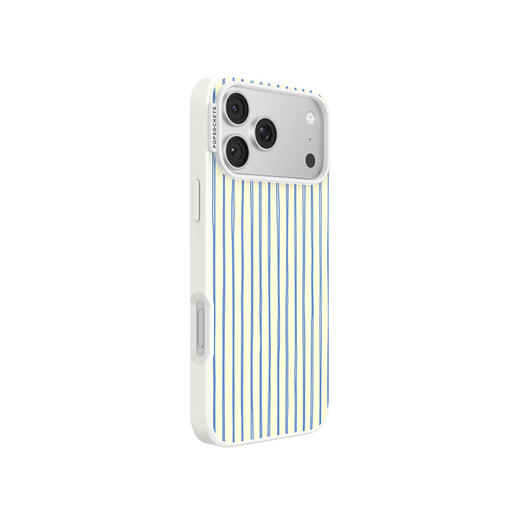 【黄油与吐司】轻松早餐条纹 POPCASE手机壳 MagSafe Popcase磁吸款 米黄 iPhone17/16/15 商品图0