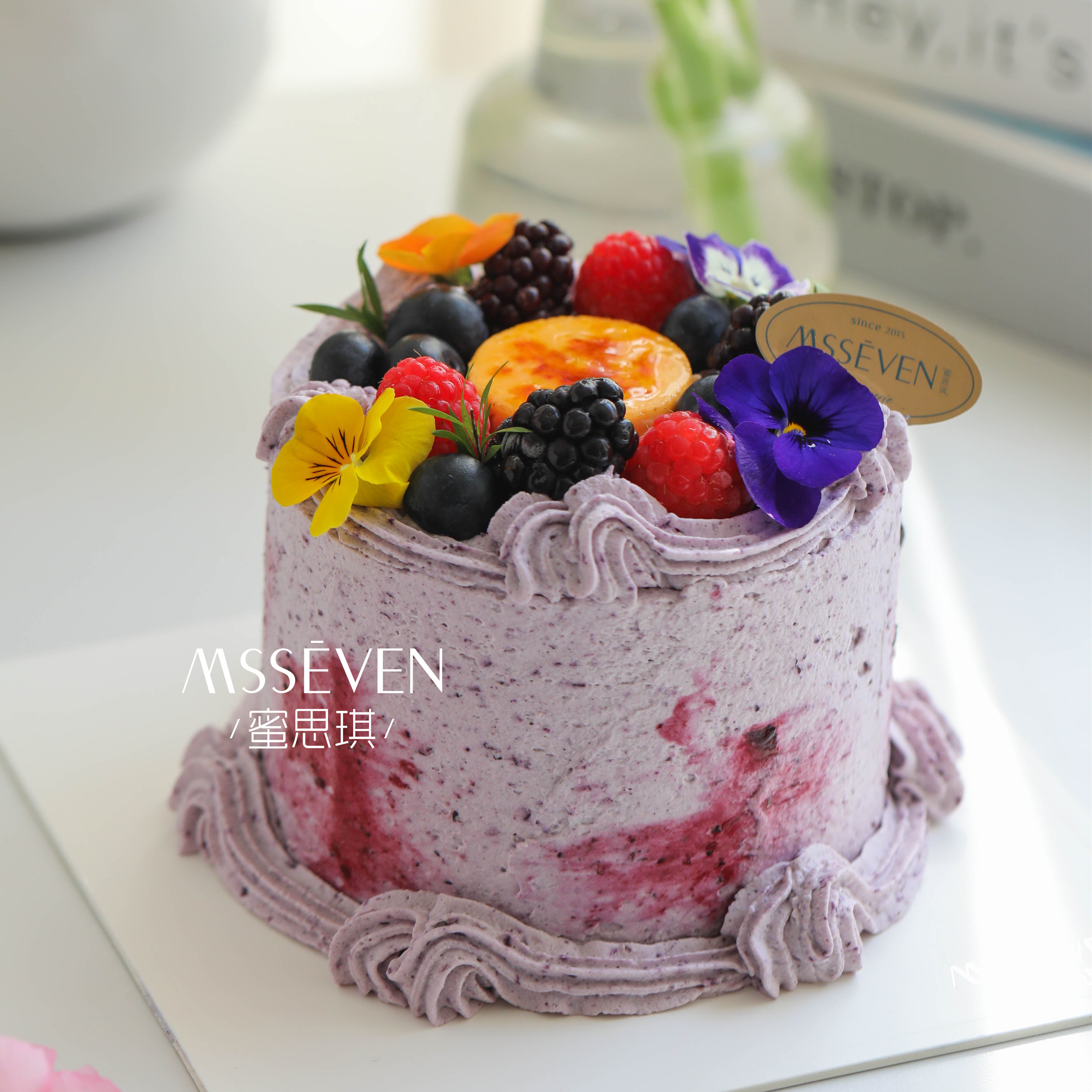 蓝莓巧克力脆脆烤布蕾