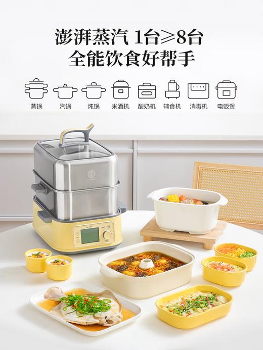 北鼎G76多功能电蒸锅 双层 商品图3