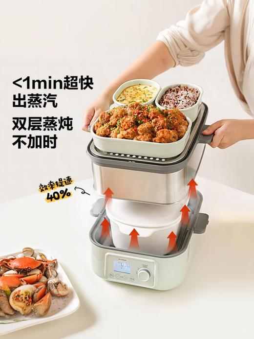 北鼎G68多功能电蒸锅 双层 商品图3