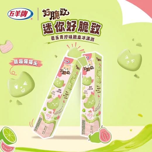 【新品尝鲜】五羊牌盒迷好脆致芭乐青柠味/巧克力味/芒果酸奶味/薄荷巧克力味脆皮冰淇淋84G 商品图0
