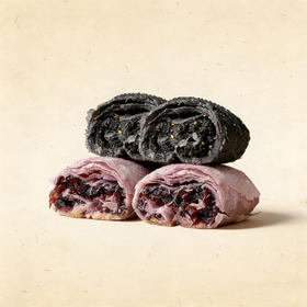 【爆品尝鲜】黑芝麻卷  桑葚卷 8枚 组合装