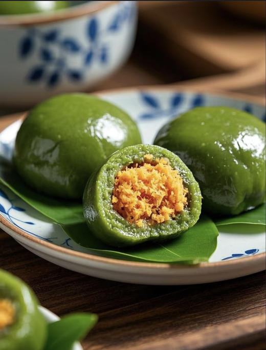 蛋黄肉松味青团（4个/盒） 商品图0