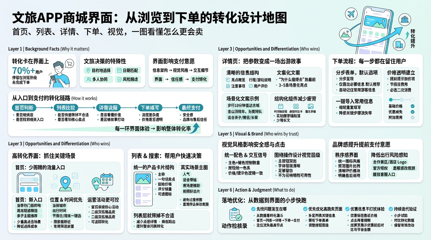 文旅商城首页如何布局更利于转化？