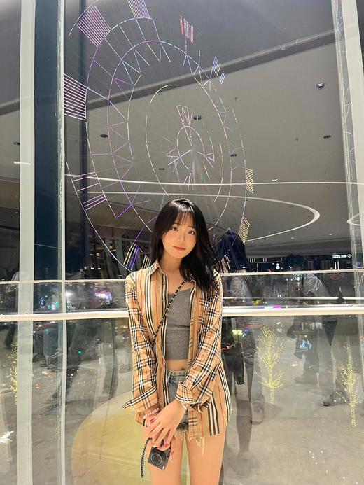 BUR格纹拼接长袖衬衫 客供雅戈尔120/ss双纱格纹面料 商品图4