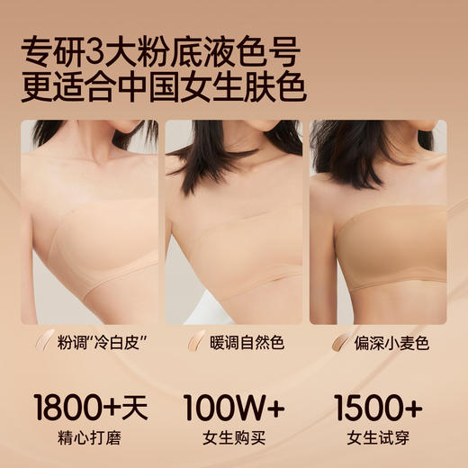好奇蜜斯无肩带内衣套装女防滑小胸聚拢无痕无钢圈抹胸文胸罩夏季 伊诺娜 商品图4