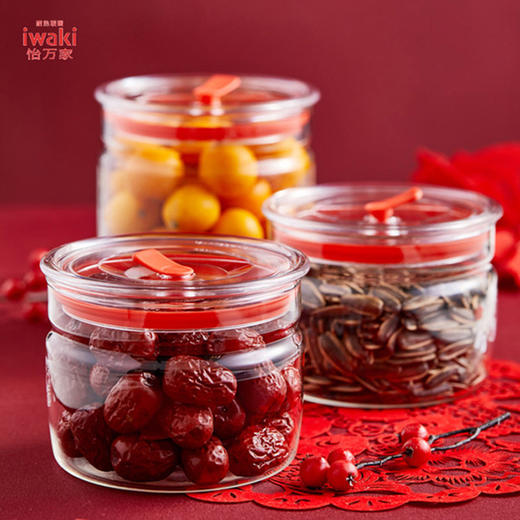 膳魔师 iwaki超清透密封罐3件套（广口型）TCMCR-3R2C【7F童床】[26.3.23-4.2][广百北京路店]【F】 商品图4