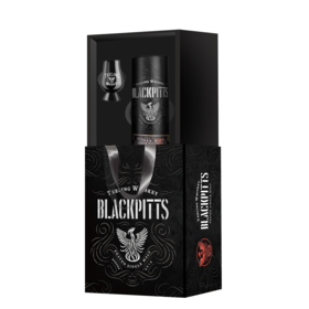 帝霖黑凤凰泥煤单一麦芽威士忌限量版套装TEELING Blackpitts limited edition package  with Tube & Black Glencairn Glass