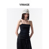 VIMAGE纬漫纪简约纯色百搭修身针织吊带外穿打底上衣2026夏季新款V2501101 商品缩略图2