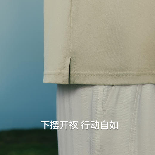 Threegun三枪 汉麻圆领短袖女衫-T20195A02 商品图8