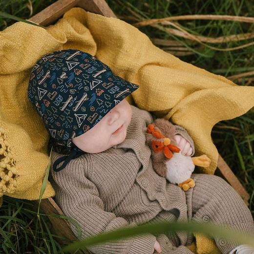 Bedhead 26ss新品 宝宝儿童春夏出行经典渔夫帽护脖帽-弹力绵系列 商品图3