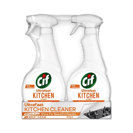 【自提】M Cif晶杰 厨房速效油污净 500gX4 商品图0