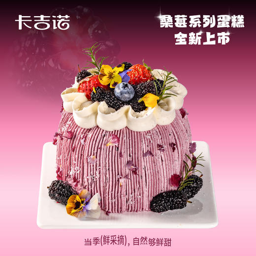 4英寸桑葚蓝莓动物奶油蛋糕，到店自提5选1 商品图2