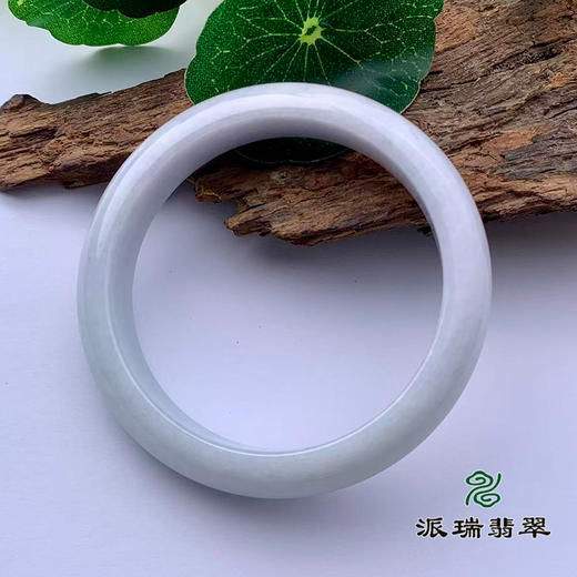派瑞翡翠 翡翠手镯 糯种 浅紫 商品图2