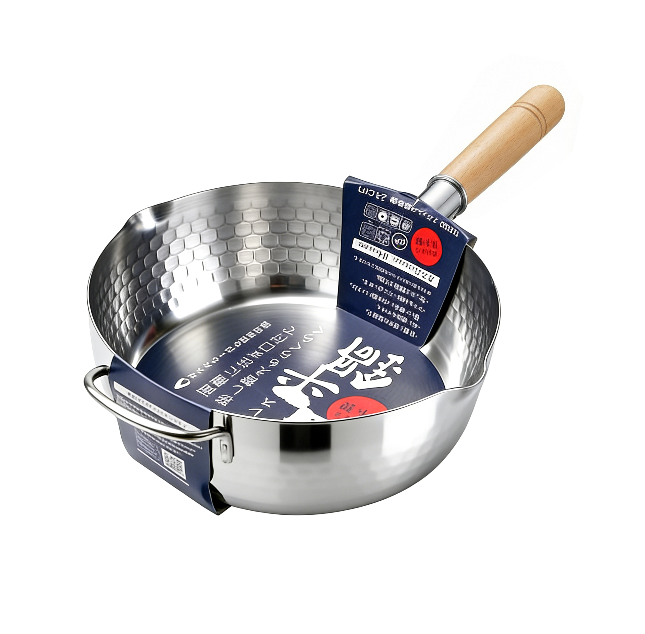 日本原装进口吉川不锈钢雪平锅日式家用煮面锅小奶锅汤锅电磁炉燃气通用