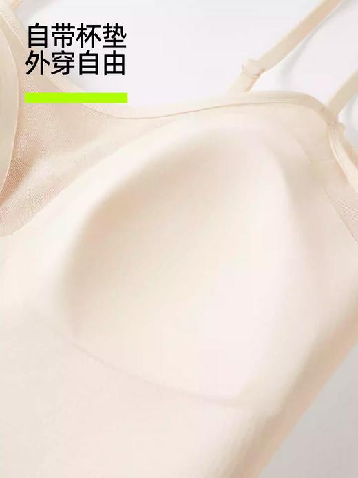 【有棵树月季蕾丝吊带背心】女性感凉感26年春夏10A抗菌带胸垫文胸背心 商品图3