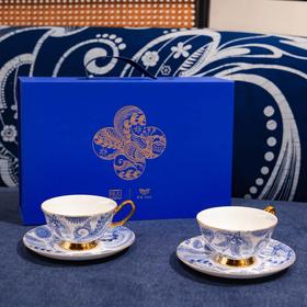 蜡染纹样茶具/杯碟