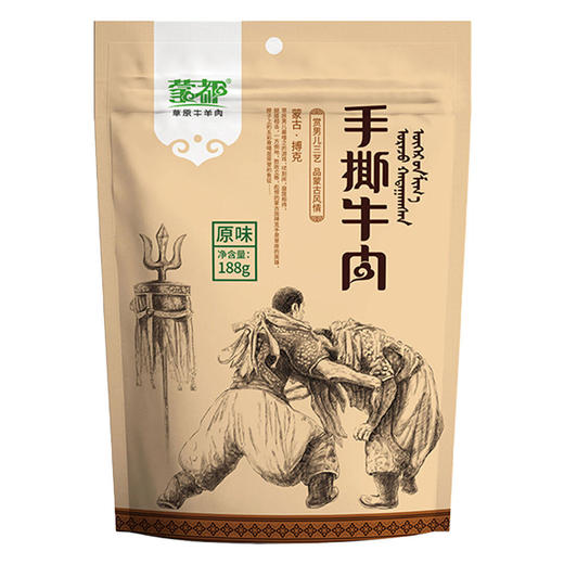 蒙都手撕牛肉（原味）188g 商品图0