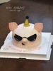 「墨镜粉猪猪」100%动物奶油（附图6寸造型·提前3天预定） 商品缩略图0