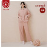 Threegun三枪 【泰迪绒】翻领开襟长袖长裤女士家居套家居服-82180D011 商品缩略图3