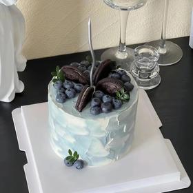 蓝莓奥利奥生日蛋糕