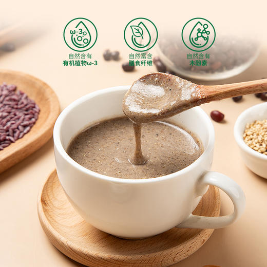 有机植物Omega-3冲调谷物制品，口感醇厚浓郁，满满谷物天然香气，11种有机天然食材，从种子到餐桌全程透明 商品图3