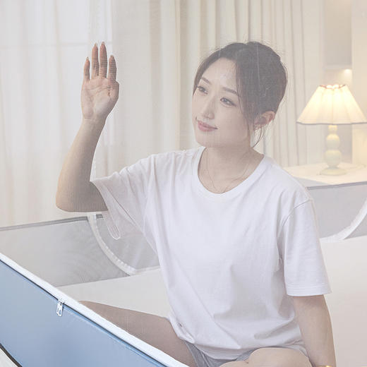 【限时秒杀】自然醒防尘免安装大方顶蚊帐 可折叠家用防摔儿童卧室蒙古包加密加厚HH（不参与优惠券） 商品图8