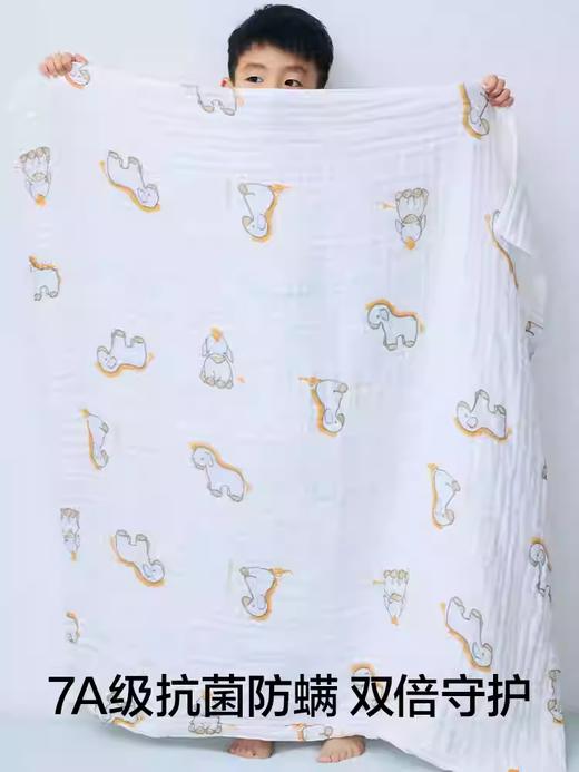 【婴幼儿抗菌防螨】有棵树儿童纱布浴巾纯棉宝宝A类新生婴儿裹巾2026新款洗澡包被巾 商品图3