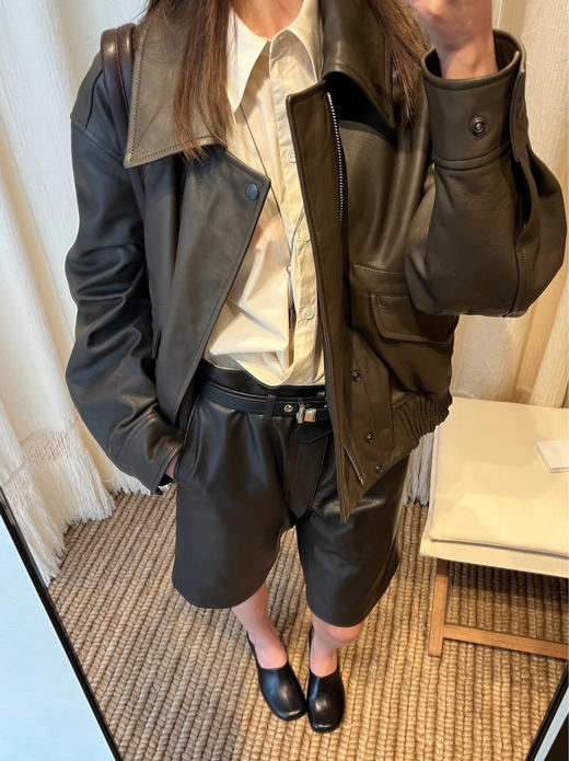 Lemaire “Soft Luxury”系列皮夹克短外套 客供appa cow leather - 纳帕小牛皮 商品图6