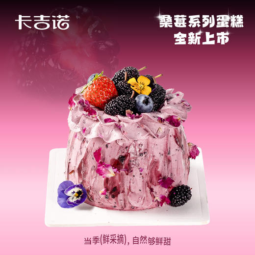 4英寸桑葚蓝莓动物奶油蛋糕，到店自提5选1 商品图0