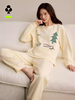 【有棵树天枢空气层情侣卫衣家居服】女士睡衣微绒磨毛2025秋冬新款睡衣女款套头 商品缩略图0