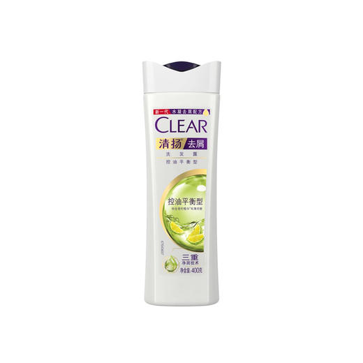 清扬女士控油清爽去屑洗发水400ml（Y） 商品图0