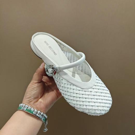 【牛皮革】西村名物2025年夏季新款羊皮内里内垫透气后空一字带空鞋U25AH15861 商品图1