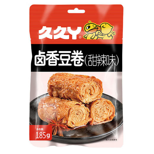 久久丫卤香豆卷（甜辣味）185g 商品图0