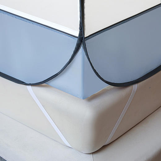 【限时秒杀】自然醒防尘免安装大方顶蚊帐 可折叠家用防摔儿童卧室蒙古包加密加厚HH（不参与优惠券） 商品图10