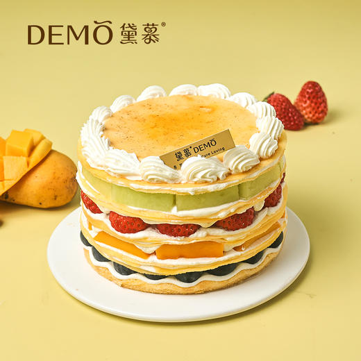 烤布蕾缤纷水果千层·蛋糕|Caramel Burnt Fruit Layer Cake 商品图0