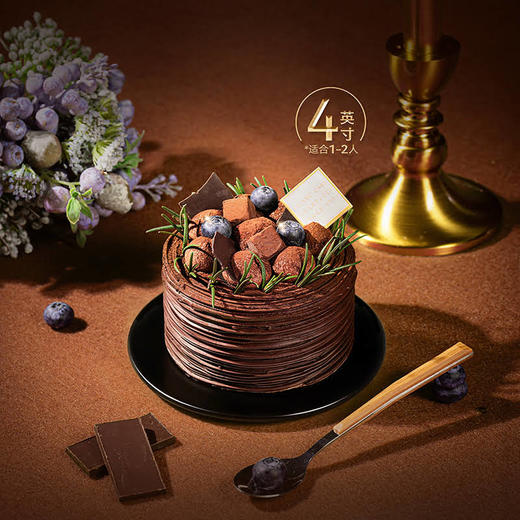 【蓝莓浓巧黑森林】从薄脆可口到柔软浓厚 轻抿即化，如丝绸滑过舌尖 商品图5