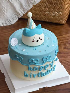 「小八·吉伊卡哇Chiikawa」立体奶油霜小动物·100%动物奶油（附图5寸加高·提前3天预订）