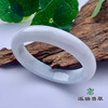 派瑞翡翠 翡翠手镯 糯种 白色 商品缩略图0